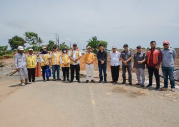 Komisi III Harapkan Jalan Nasional di Km 171 Satui Segera Dituntaskan