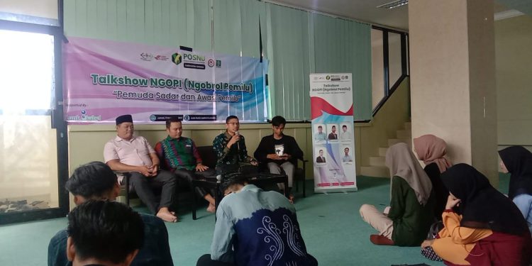 DPD Posnu Kalsel gelar Talkshow Ngopi mengundang mahasiswa dan pemuda dalam rangka mengajak dan memantau pelaksana Pemilu 2024 nanti.