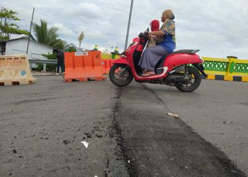 Oprit Jembatan Gerilya Diperbaiki Usai Menerima Laporan Warga