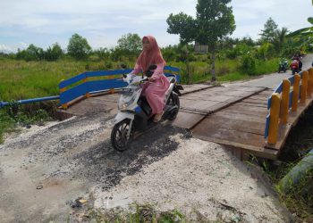 PUPR Banjarmasin Renovasi 28 Jembatan di Kuin Kacil