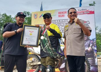 Jajal Perjalanan 1.000 Km Turdes Pengendalian Inflasi, Gubernur Kalsel Raih Rekor MURI