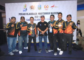 Peringkat Enam Porwanas, PWI Kalsel Bawa Lima Medali