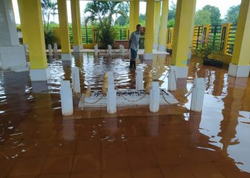 Komplek Pemakaman Pahlawan Nasional Pangeran Antasari Terendam Banjir