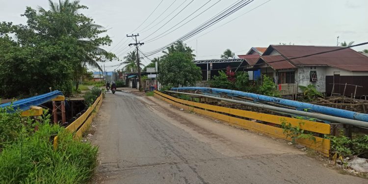 Jembatan sembilan Mantuil yang akan direnovasi. (foto : shn)