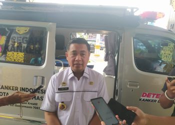 Pemko Hibahkan Mobil Deteksi Dini Kanker ke YKI Banjarmasin