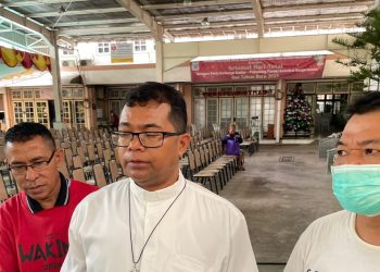 Misa Natal di Gereja Katedral Banjarmasin Diperkirakan Dihadiri 1.309 Jemaat 