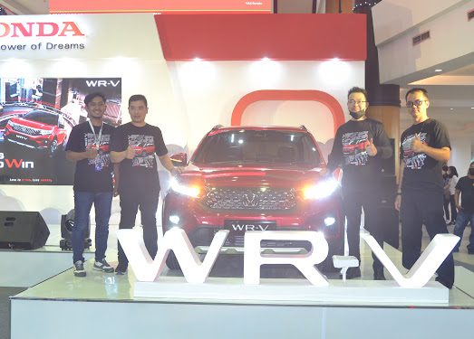 Honda WR-V yang tampil pada pameran di Duta Mall, Banjarmasin.