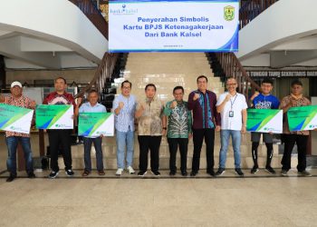 Didukung Bank Kalsel, Seluruh Ketua RT di Banjarmasin jadi Peserta BPJS Ketenagakerjaan