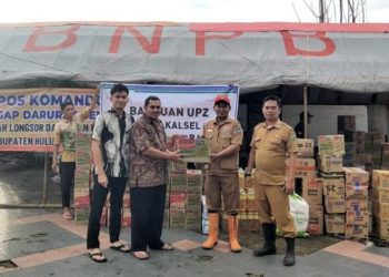 Bank Kalsel Salurkan Bantuan untuk Korban Banjir di HSU 
