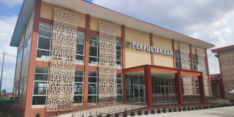 Perpustakaan Disabilitas Dispersip Kalsel yang mau dioperasikan. (foto : Dispersip Kalsel)