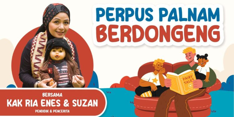 Dispersip Kalsel menghadirkan Ria Enes dan Boneka Susan pada Peringatan  Hari Dongen Sedunia.