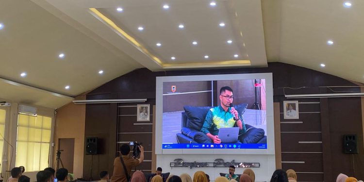 Whorkshop keprotokolan yang digelar Dispersip Kalsel. (foto : istimewa/Dispersip Kalsel)