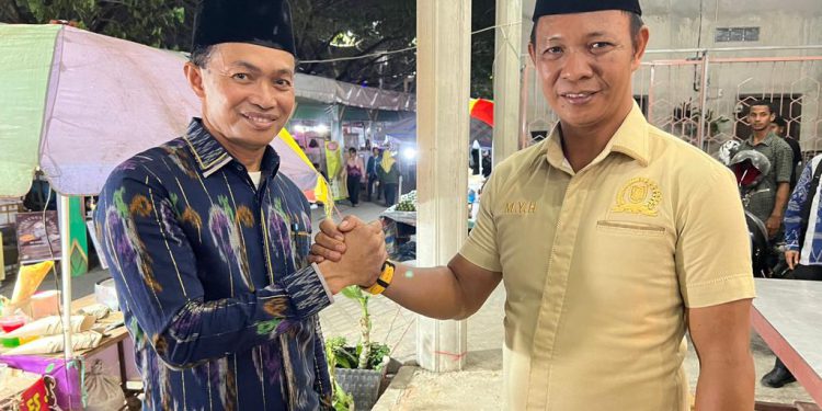 Wakil Ketua Komisi II DPRD Kalsel Muhammad Yani Helmi dan Sekdakab Tanbu Ambo Sakka. (foto : istimewa)