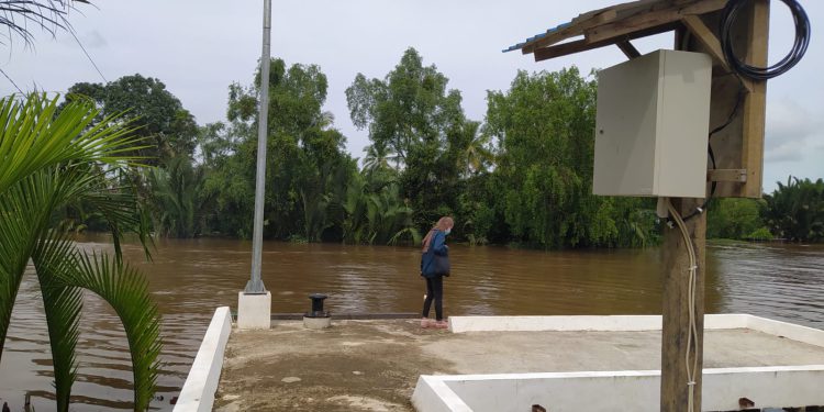 Shelter air Kuin Kacil yang rampung tahap I dan dilanjutkan pengerjaan ke tahap II. (foto : shn/seputaran)