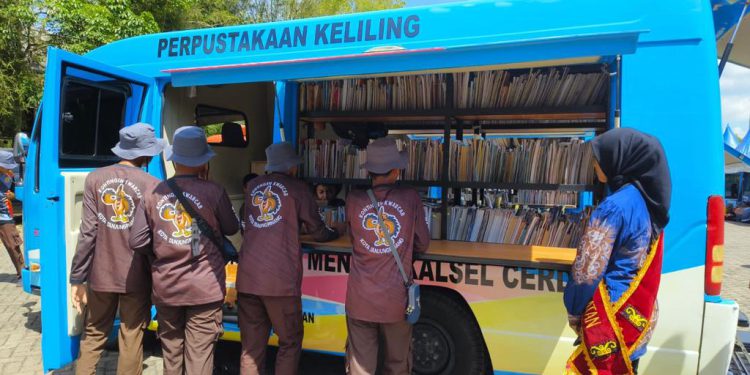 Layana Mobil Pusling di lokasi KBN Nasional 2023 di Kiram Park diserbu para peserta. (foto : istimewa)