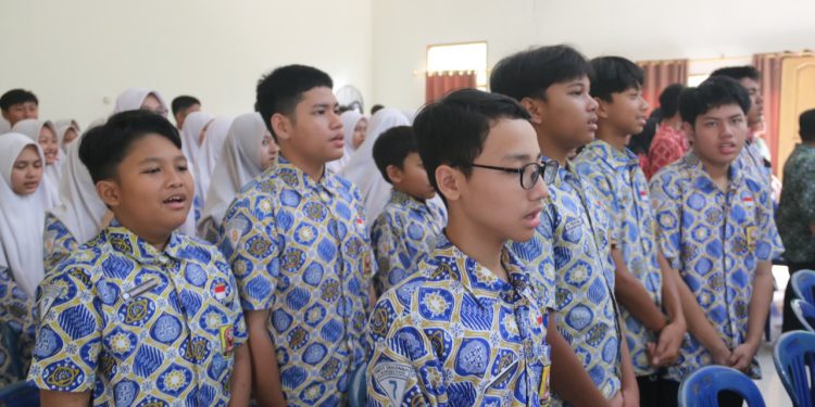 Pelajar SMP peserta kegiatan. (foto : istimewa)