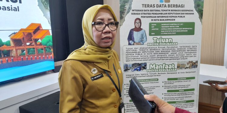 Kepala Diskominfotik Banjarmasin Windiasti Kartika. (foto : shn/seputaran)