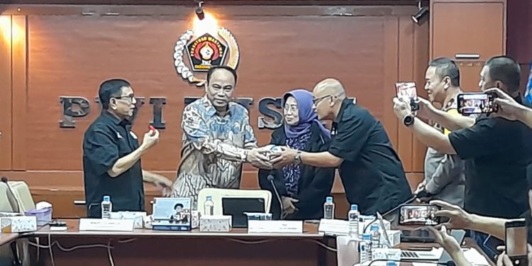 Pembentukan Satgas Anti Hoax PWI yang dihadiri Menteri Kominfo Budi Arie Setiadi. (foto : istimewa)