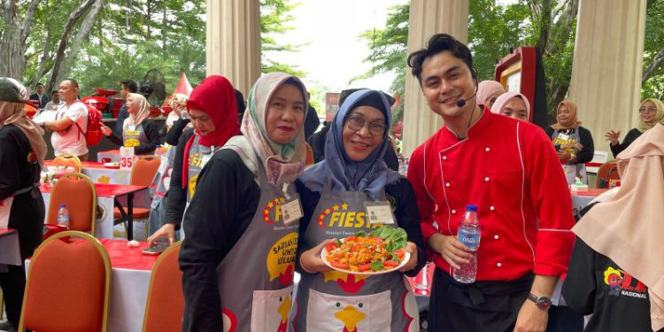 IKWI Kalsel saat mengikuti Lomba Video Memasak dari Fiesta yang digelar oleh IKWI Pusat. (foto : istimewa)