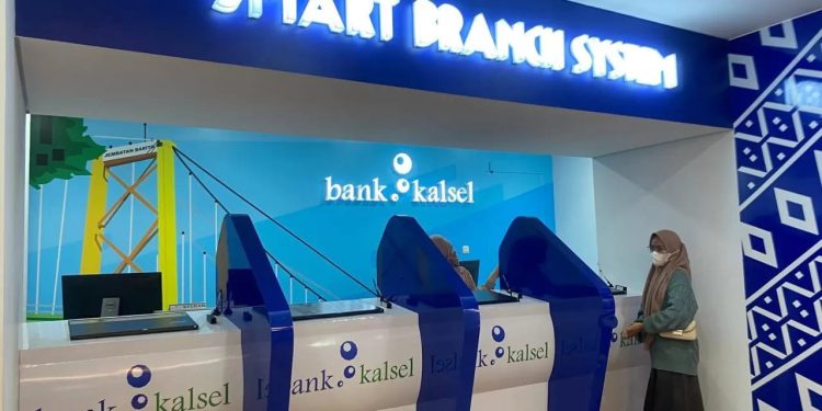 Layanan penukaran uang Bank Kalsel.(FOTO:IST)