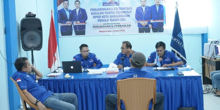 Demokrat Banjarmasin buka penjaringan bakal calon walikota dan wakil walikota Banjarmasin. (foto : shn/seputaran)