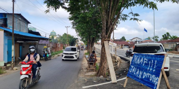 Jembatan Mantuil I yang sudah selesai dibangun dan siap diresmikan. (foto : shn/seputaran)