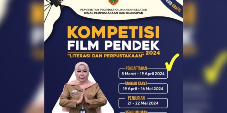 Kompetisi film pendek Dispersip Kalsel.