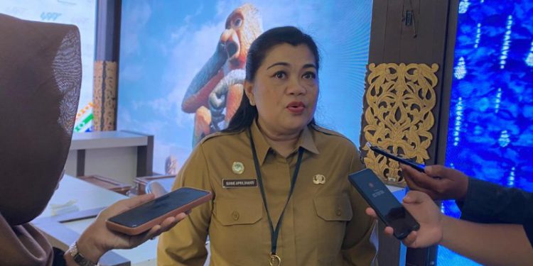 Kepala Bagian Ekonomi dan Sumber Daya Alam Sekretariat Daerah Kota (Setdako) Banjarmasin Siane Apriliawati. (foto : shn/seputaran)