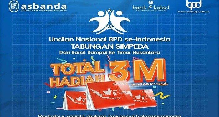 Terus tingkatkan saldo Bank Kalsel dan dapatkan kesempatan undian miliaran rupiah.(FOTO:IST)