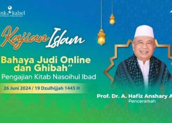 Kajian Islam Bank Kalsel Angkat Tema Bahaya Judi Online dan Ghibah