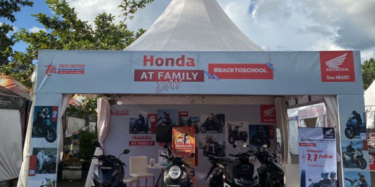 Trio Motor, sebagai Main Dealer Resmi Honda untuk wilayah Kalselteng  menyelenggarakan acara spesial Honda AT Family Day di Stadion 29 November, Kota Sampit. (foto : istimewa)