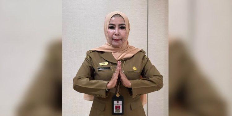 Kepala Dispersip Kalsel Hj Nurliani Dardie atau Bunda Nunung. (foto : istimewa)