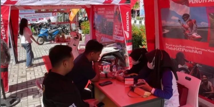 Satrio Biru Motor, bagian dari jaringan Dealer resmi Honda di Kalteng menghadirkan layanan Cek Kesehatan Gratis yang diadakan di area Dealer.