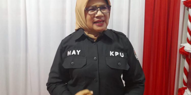 Ketua KPU Banjarmasin Hj Rusnailah.