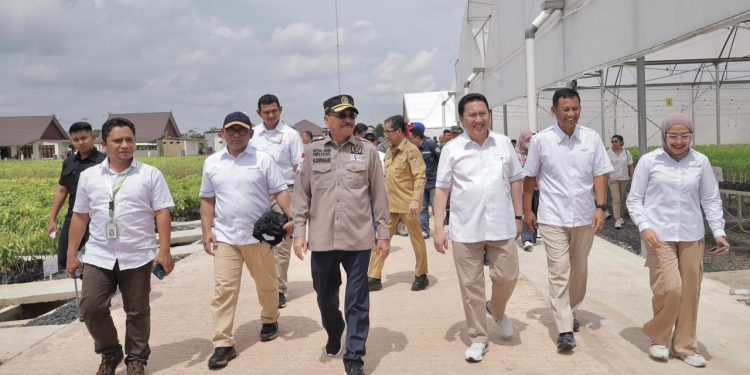 Ketua DPRD Kalsel Dr (HC) H Supian HK, hadiri Peresmian Pusat PLA di Kelurahan Landasan Ulin Barat, Kecamatan Liang Anggang Kota Banjarbaru. (foto : istimewa)