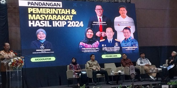 Kegiatan pandangan pemerintah dan masyarakat hasil IKIP 2024. (foto : istimewa)