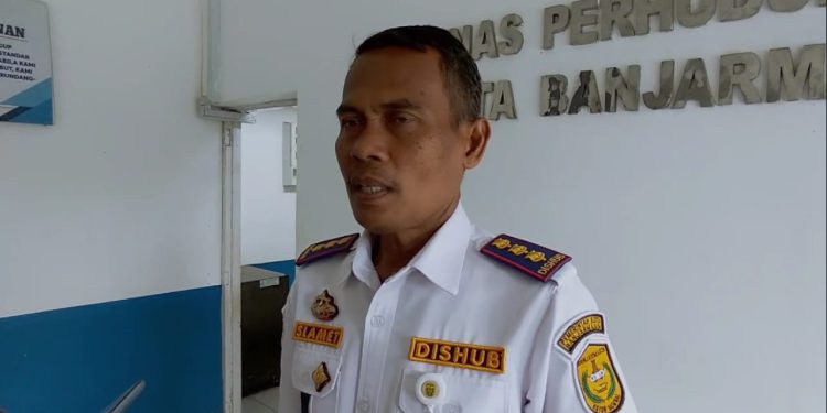 Kepala Dishub Banjarmasin Slamet Bedjo. (foto : shn/seputaran)