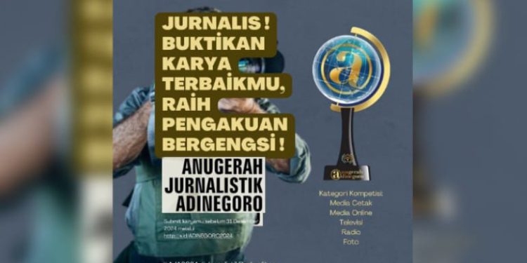 Lomba Anugerah Jurnalistik Adinegoro 2024. (foto : istimewa)