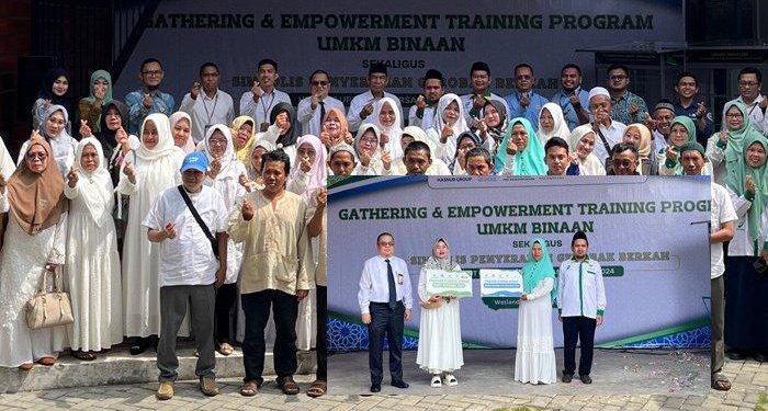 Acara “Gathering and Training Empowerment Program UPZ Bakti Bersama 2024 sekaligus penyerahan bantuan gerobak. (foto : istimewa)