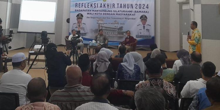 Acara refleksi akhir tahun 2024 Walikota Banjarmasin yang digelar Diskominfotik. (foto : shn/seputaran)