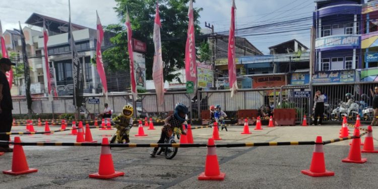 Trio Motor menggelar Push Bike yang seru dan menyegarkan di Trio Motor Perintis. (foto : istimewa)