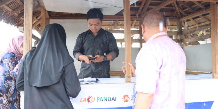 Layanan laku pandai Bank Kalsel. (foto : Bank Kalsel)