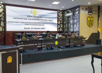Paripurna Tutup dan Buka Tahun, Pemko dan DPRD Banjarmasin Sampaikan Laporan dan Program Kerja