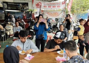 DAM Amuntai Gelar Lomba Makan Mie Pedas