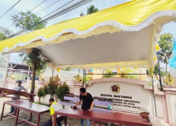 Sambut Haul Guru Sekumpul, PWI Kalsel Buka Rest Area di Depan Sekretariat