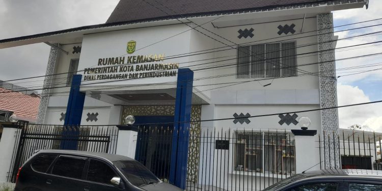 Rumah kemasan milik Disperdagin Banjarmasin. (foto : shn/seputaran)