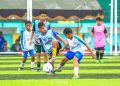 Puluhan Pesepakbola Muda Bersemangat Ikuti Coaching Clinic di HPN 2025 Kalsel