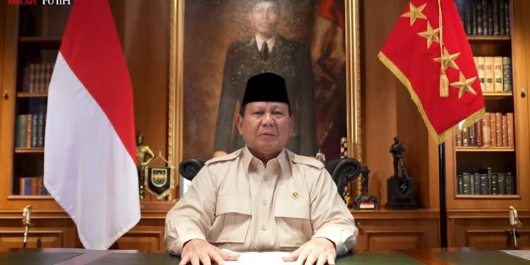 Presiden RI Prabowo Subianto. (foto : istimewa)