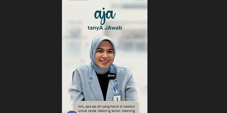 Cara cetak rekening koran di Bank Kalsel. (foto : Bank Kalsel)