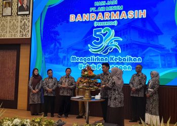 Di Usia ke-52 PAM Bandarmasih, Ibnu Sina Bersyukur Keuntungan Hampir Rp46 Miliar